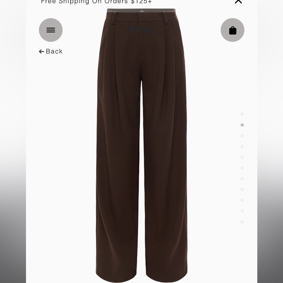 Khy Pants - Khy x Entire Studios Pleated Wide Leg Trouser